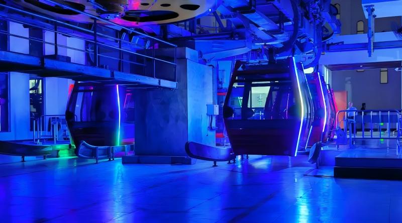 科技赋能索道夜游，点亮景区夜经济新引擎