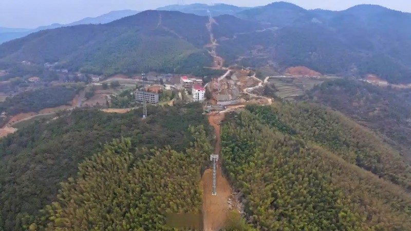 The Meiling Cableway in Nanchang is expected to be officially put into operation in the second half of the year