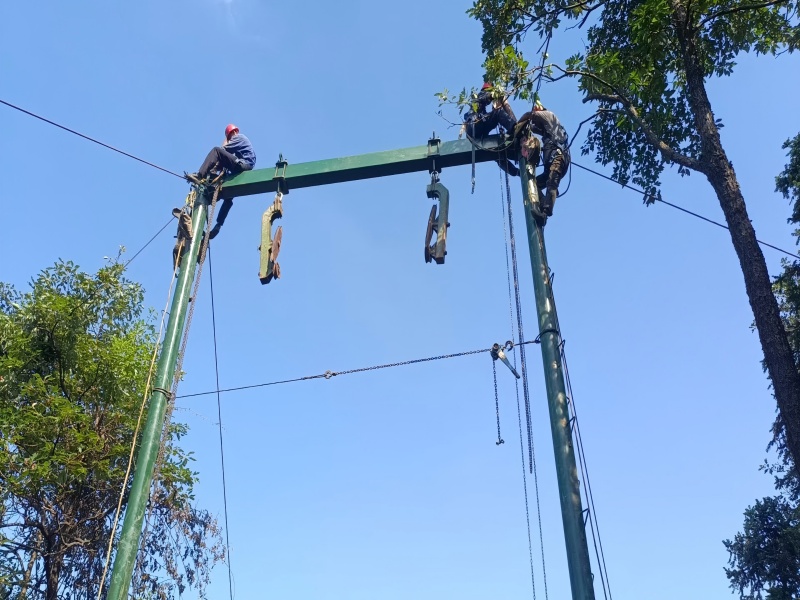Guangwushan Cargo Cableway Installation Project